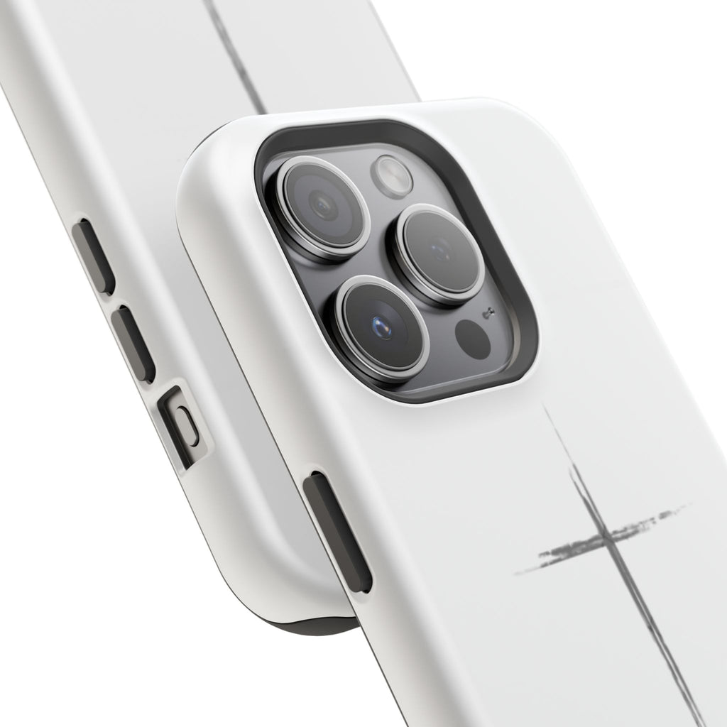 Phone Case — Minimalist Cross Magnetic Impact-Resistant Case