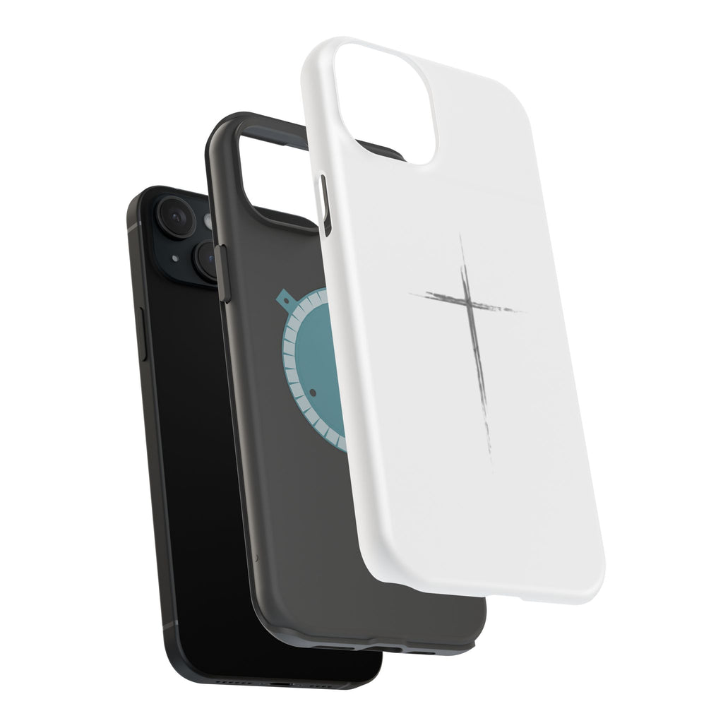 Phone Case — Minimalist Cross Magnetic Impact-Resistant Case