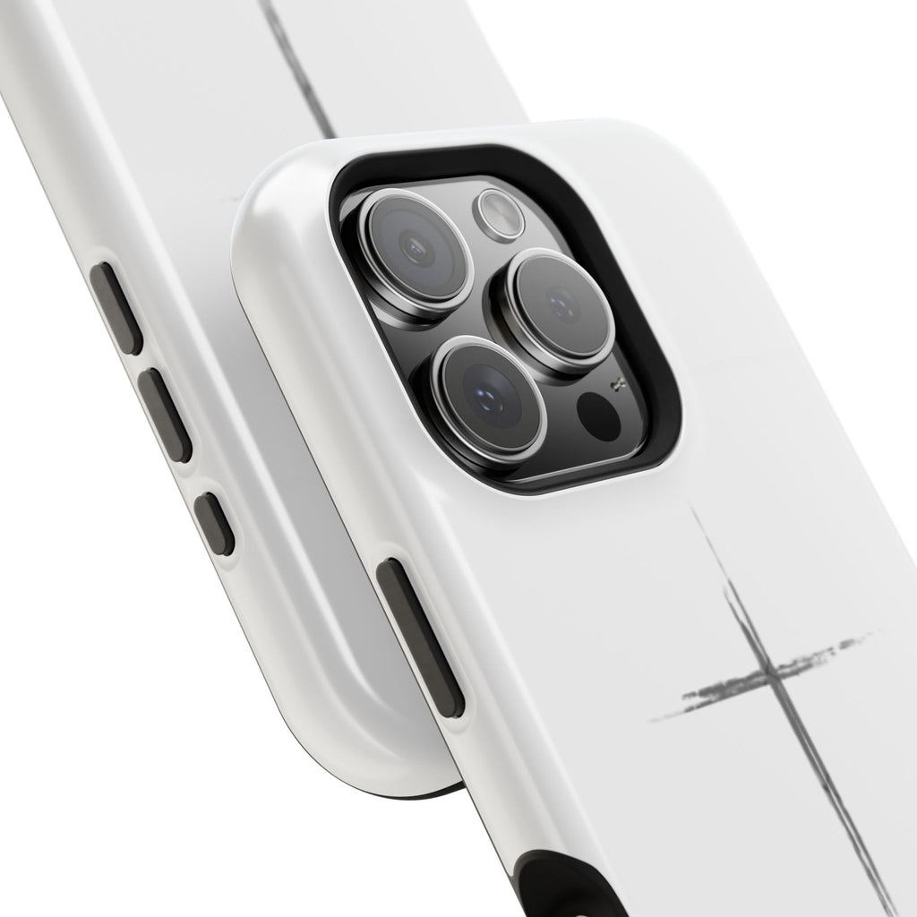 Phone Case — Minimalist Cross Magnetic Impact-Resistant Case