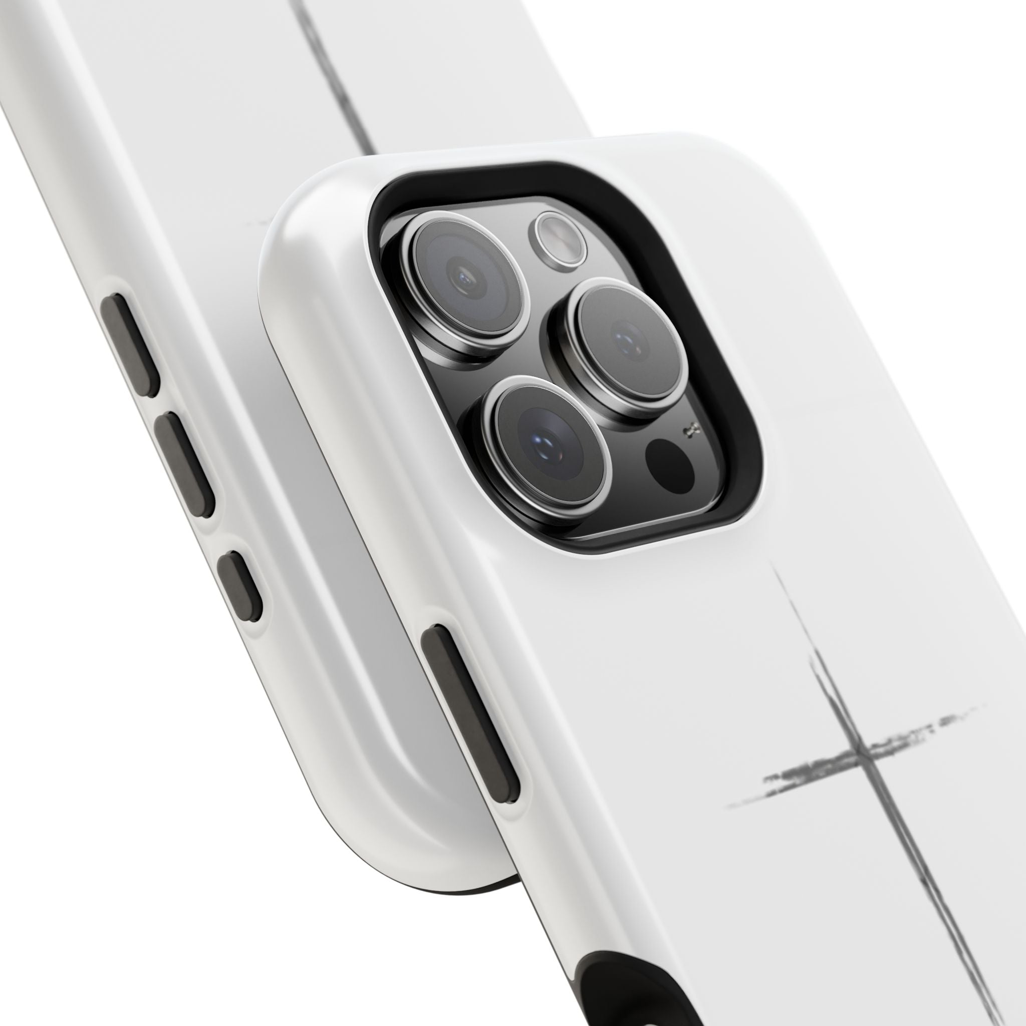 Phone Case — Minimalist Cross Magnetic Impact-Resistant Case