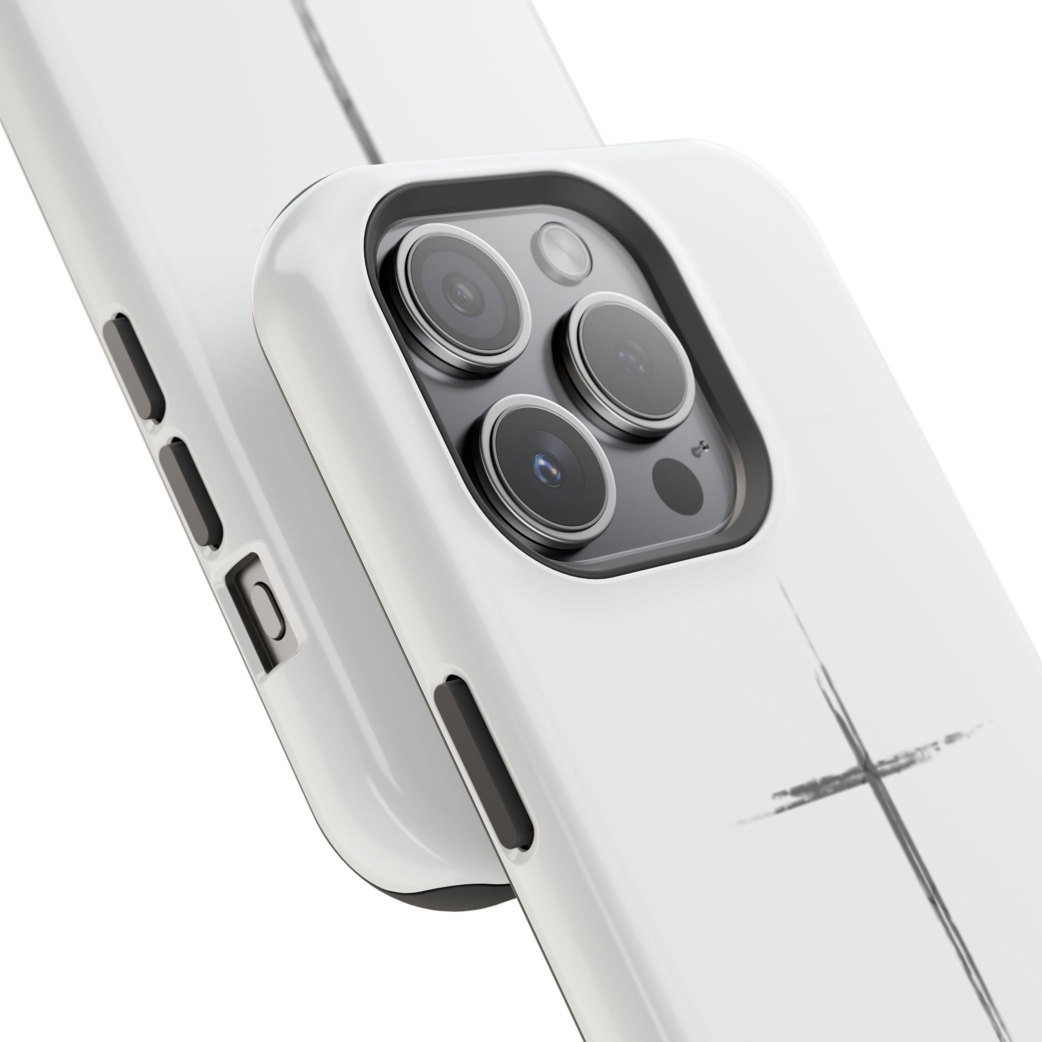 Phone Case — Minimalist Cross Magnetic Impact-Resistant Case