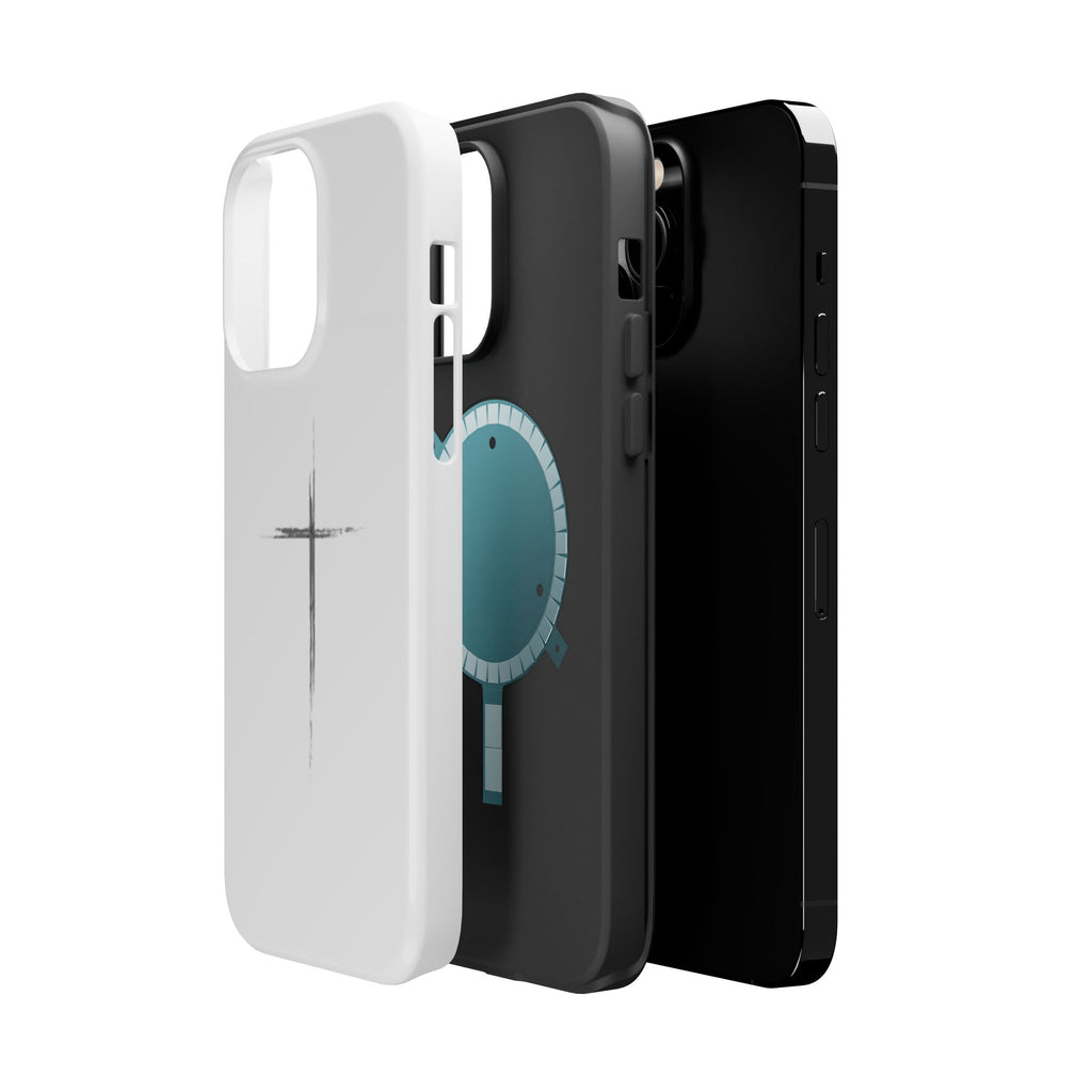 Phone Case — Minimalist Cross Magnetic Impact-Resistant Case