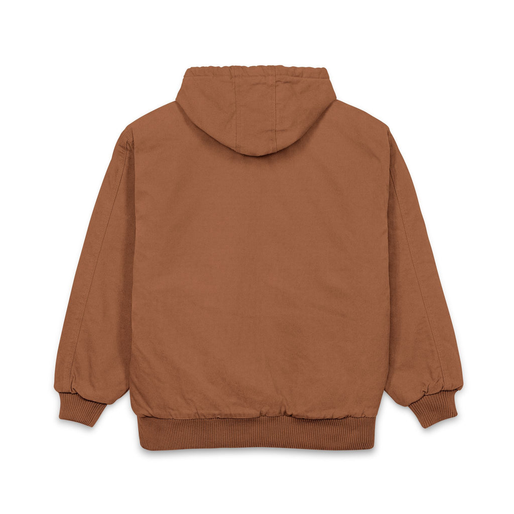 Hooded Work Jacket — Embroidered 'E' Duck Cloth Hooded Jacket