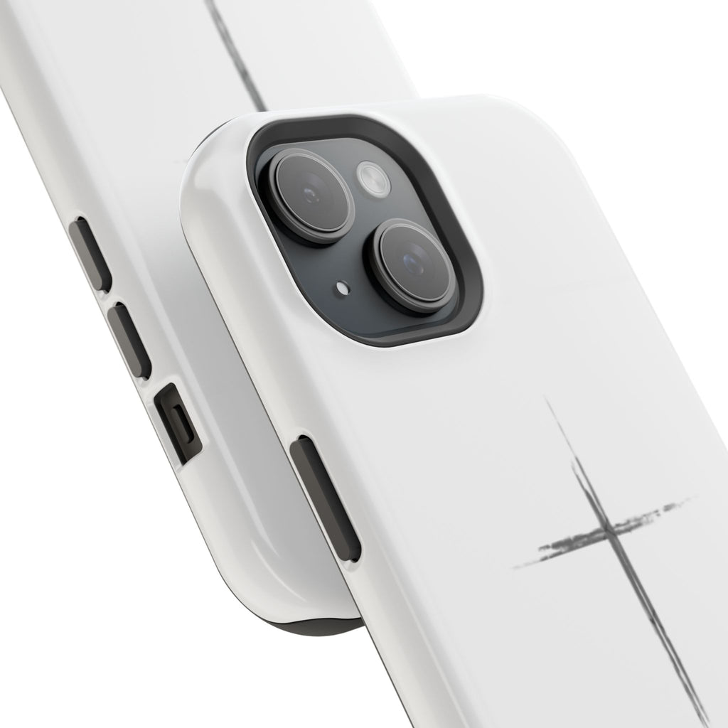 Phone Case — Minimalist Cross Magnetic Impact-Resistant Case