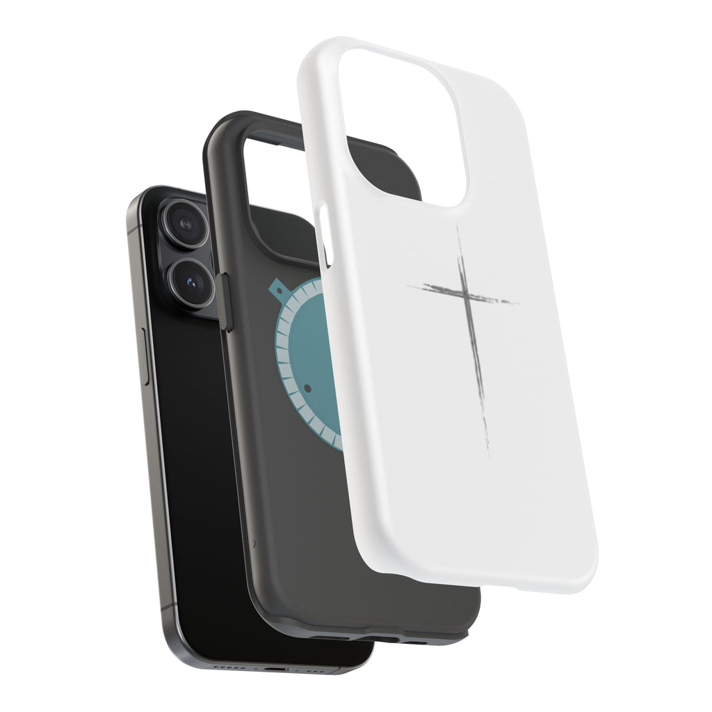 Phone Case — Minimalist Cross Magnetic Impact-Resistant Case