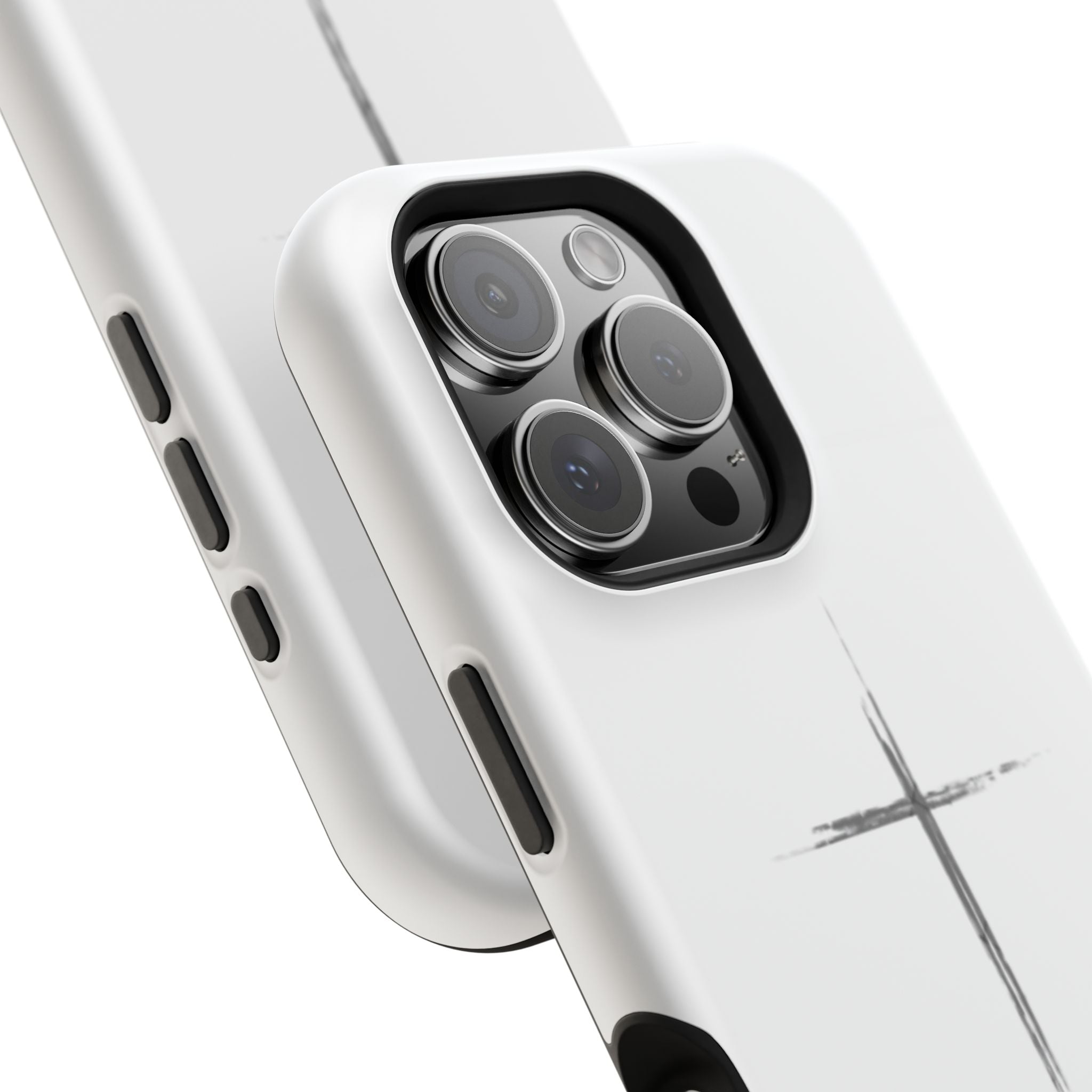 Phone Case — Minimalist Cross Magnetic Impact-Resistant Case