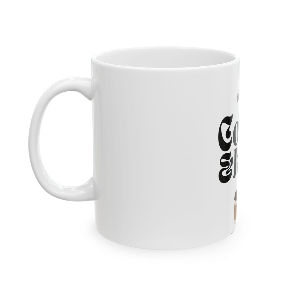 Coffee & Jesus Ceramic Mug — "Fueled by Coffee & Jesus" Faith Coffee Mug (11oz & 15oz)