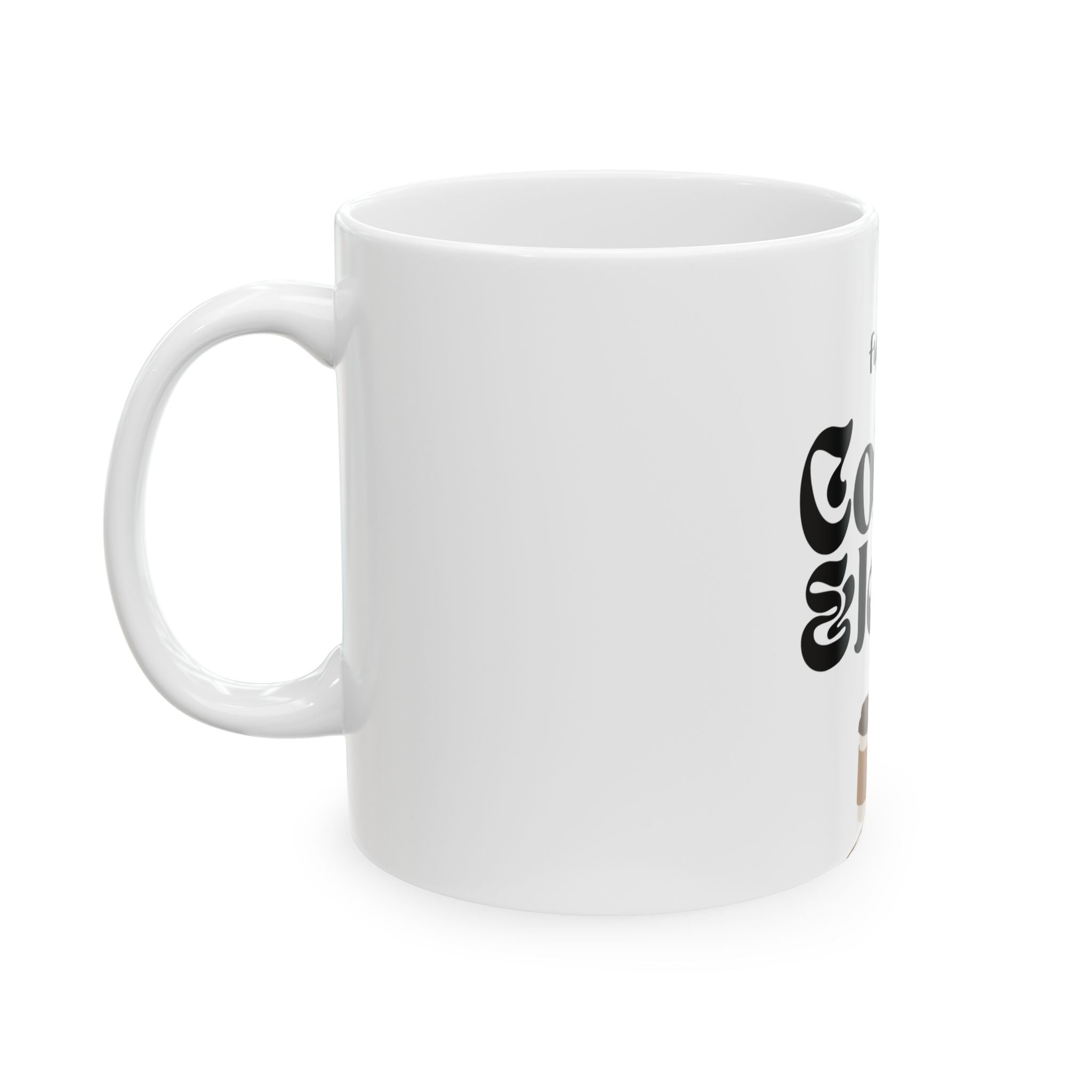 Coffee & Jesus Ceramic Mug — "Fueled by Coffee & Jesus" Faith Coffee Mug (11oz & 15oz)