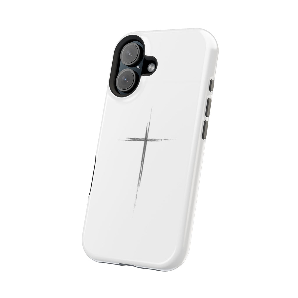 Phone Case — Minimalist Cross Magnetic Impact-Resistant Case