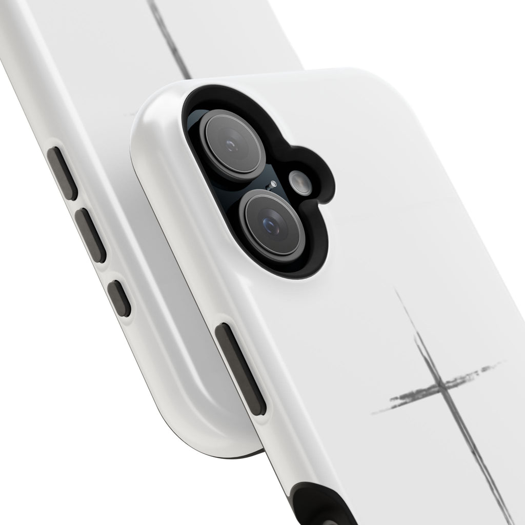 Phone Case — Minimalist Cross Magnetic Impact-Resistant Case