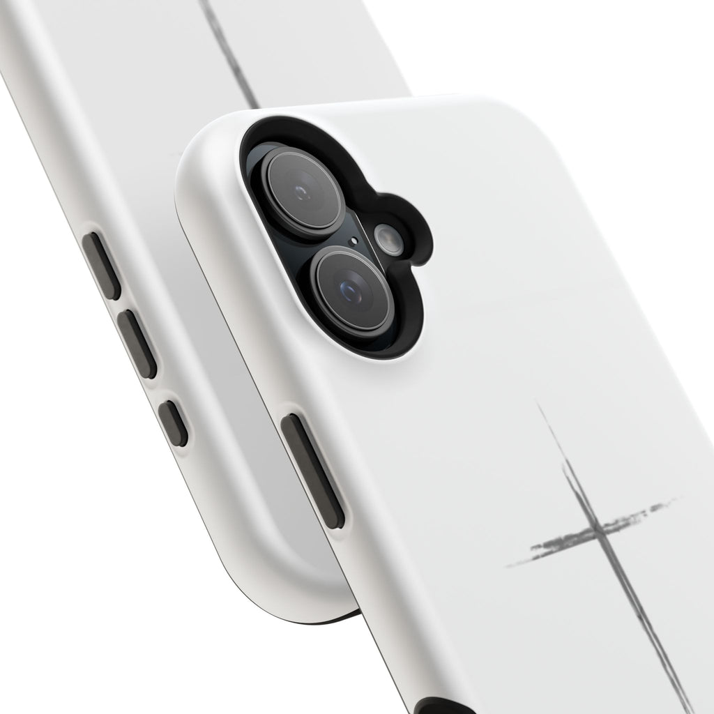 Phone Case — Minimalist Cross Magnetic Impact-Resistant Case