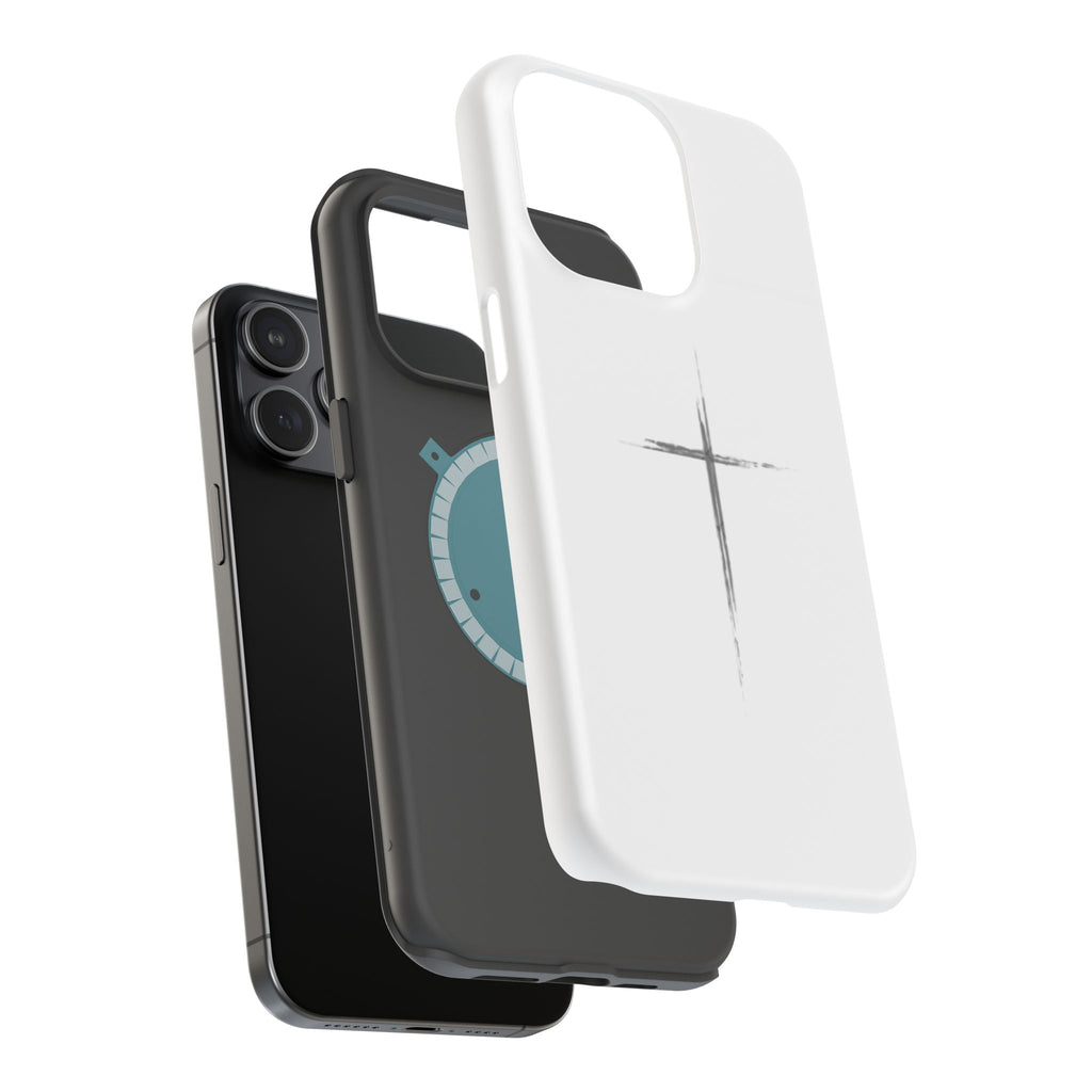 Phone Case — Minimalist Cross Magnetic Impact-Resistant Case