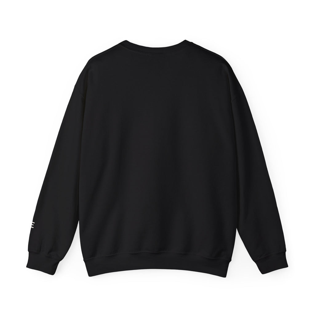 Ebenezer Minimalist Crewneck Sweatshirt — Classic Black Text Pullover
