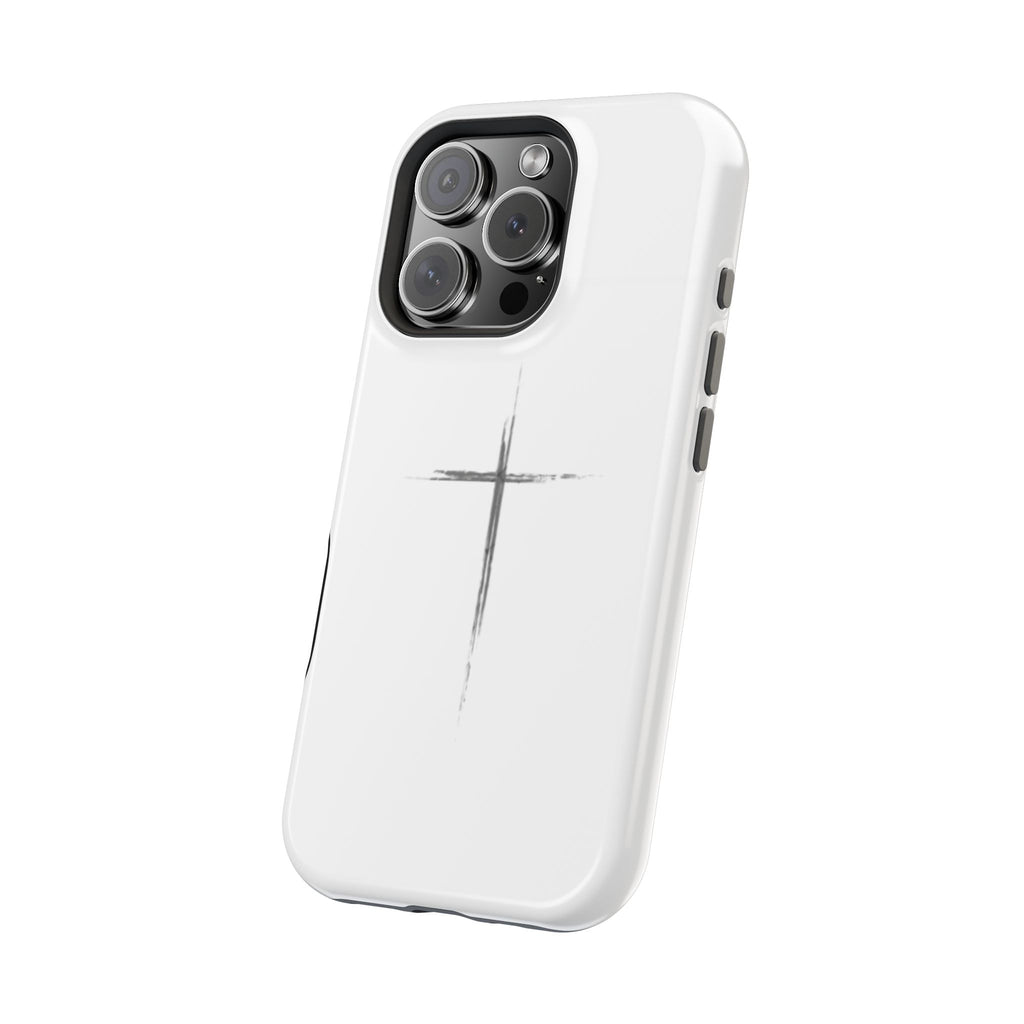 Phone Case — Minimalist Cross Magnetic Impact-Resistant Case
