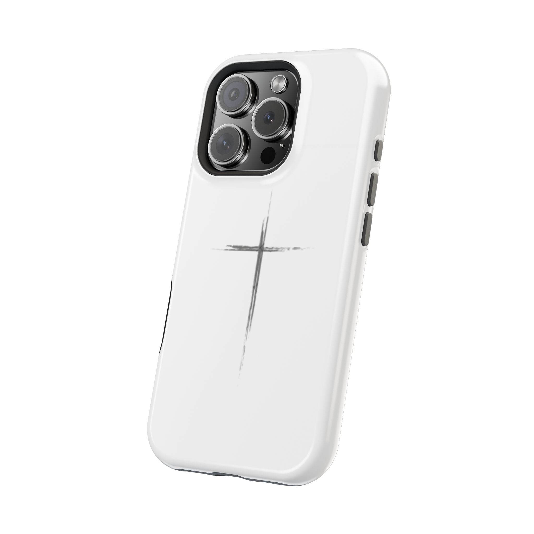 Phone Case — Minimalist Cross Magnetic Impact-Resistant Case