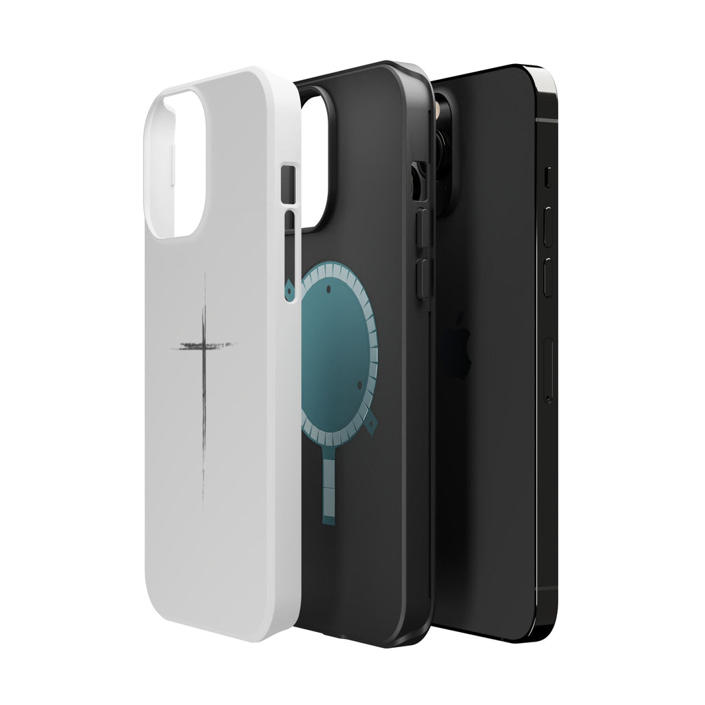 Phone Case — Minimalist Cross Magnetic Impact-Resistant Case