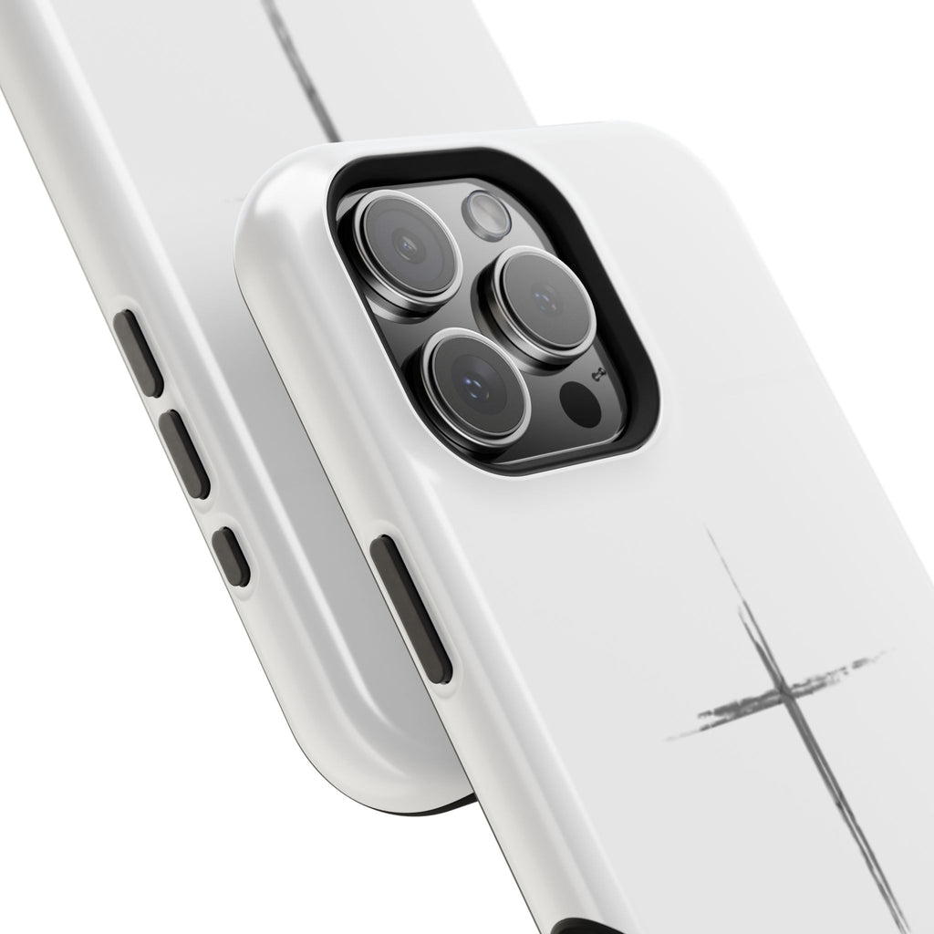 Phone Case — Minimalist Cross Magnetic Impact-Resistant Case