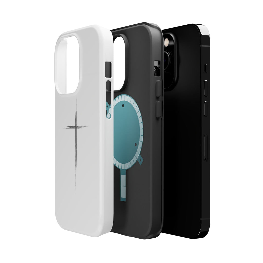 Phone Case — Minimalist Cross Magnetic Impact-Resistant Case