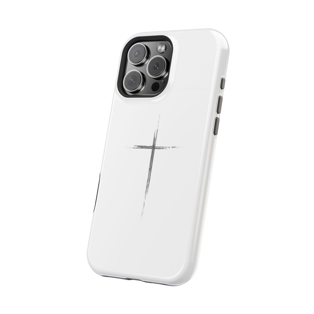 Phone Case — Minimalist Cross Magnetic Impact-Resistant Case