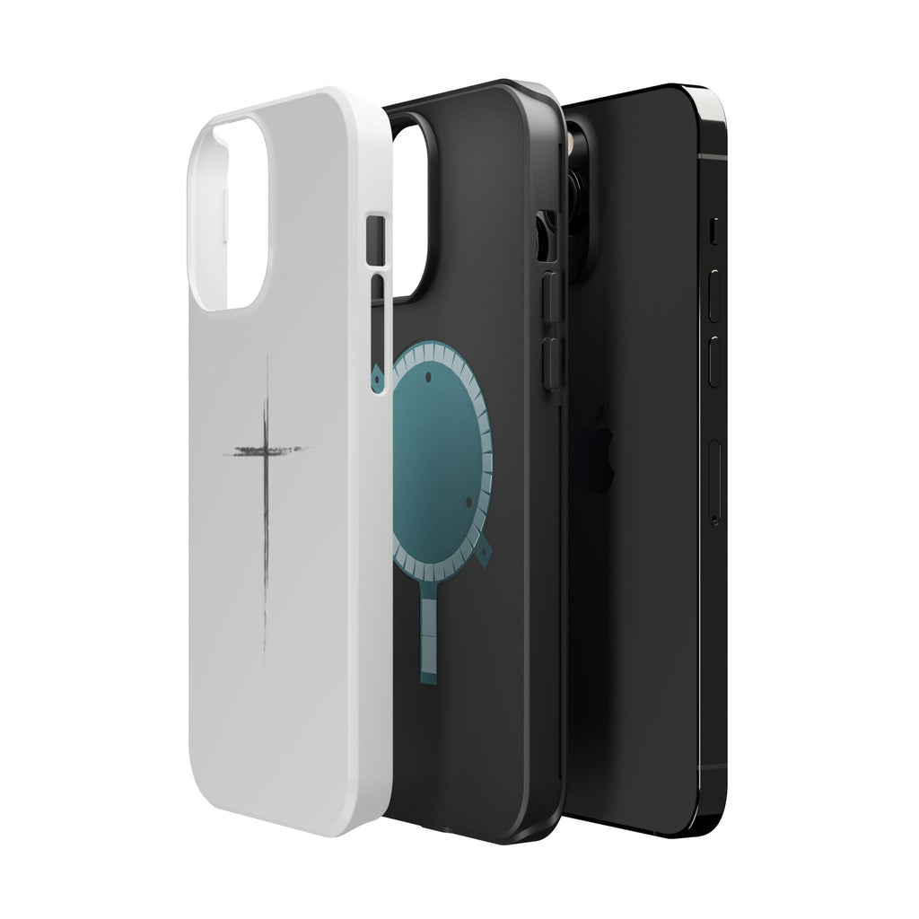 Phone Case — Minimalist Cross Magnetic Impact-Resistant Case