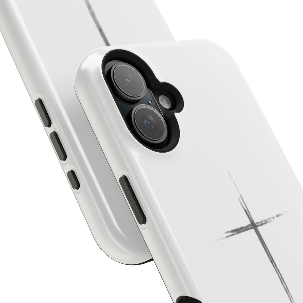 Phone Case — Minimalist Cross Magnetic Impact-Resistant Case