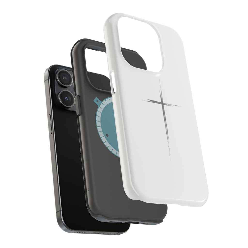 Phone Case — Minimalist Cross Magnetic Impact-Resistant Case
