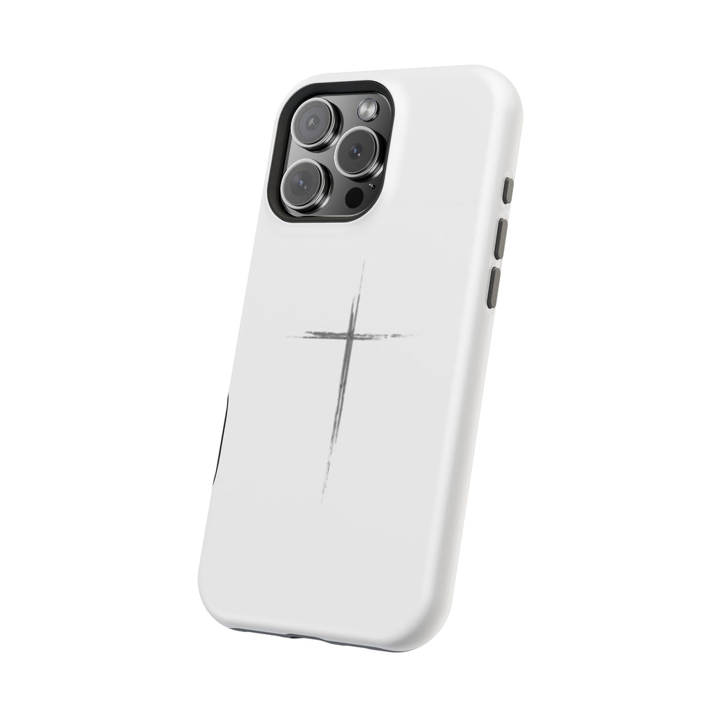 Phone Case — Minimalist Cross Magnetic Impact-Resistant Case