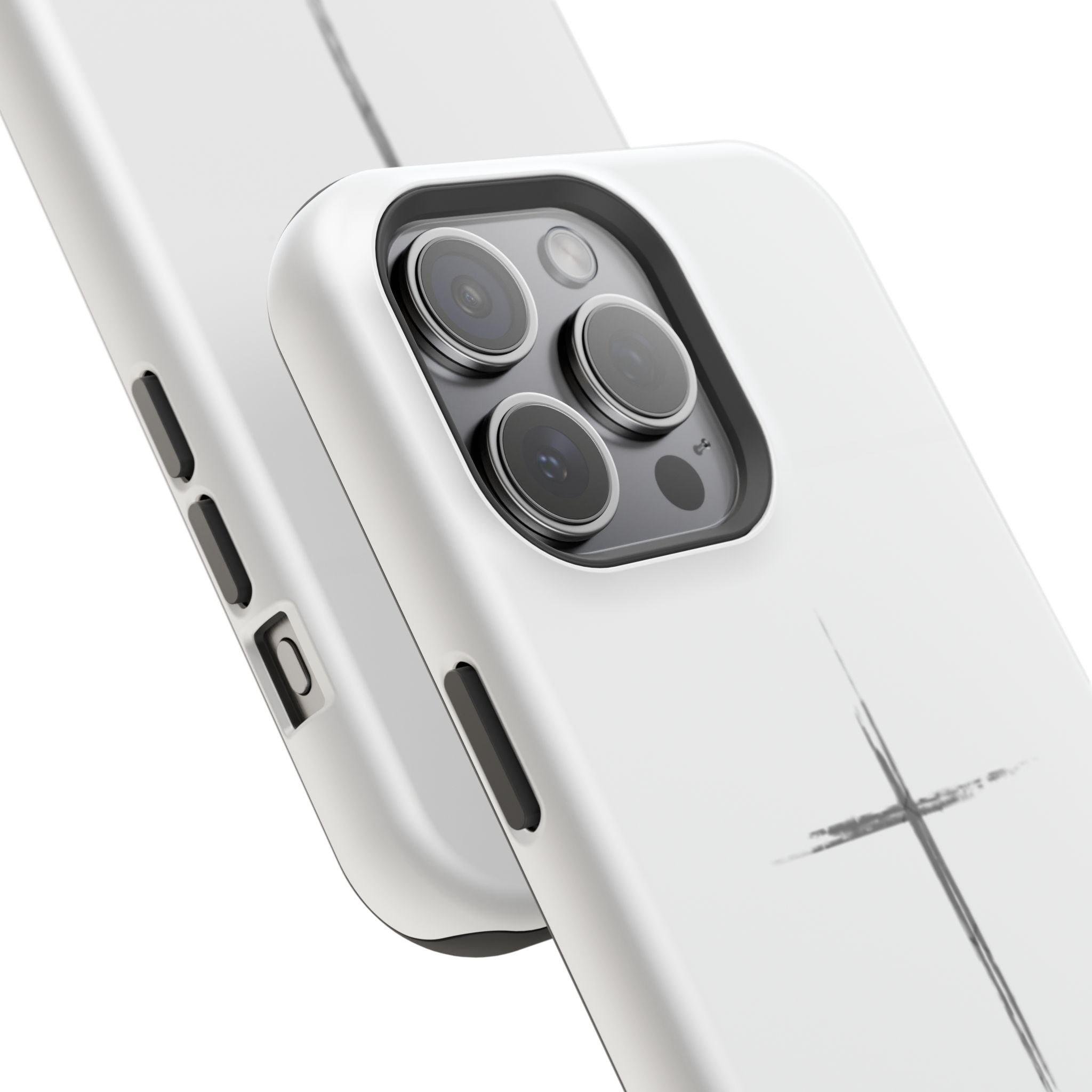 Phone Case — Minimalist Cross Magnetic Impact-Resistant Case