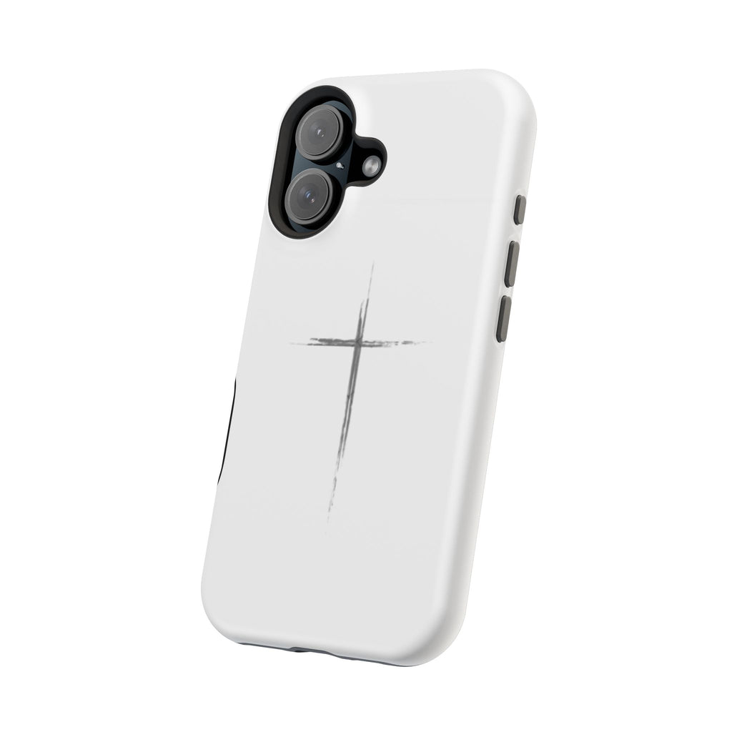 Phone Case — Minimalist Cross Magnetic Impact-Resistant Case