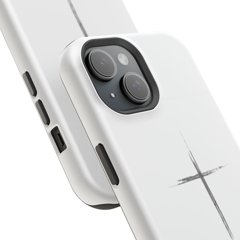 Phone Case — Minimalist Cross Magnetic Impact-Resistant Case