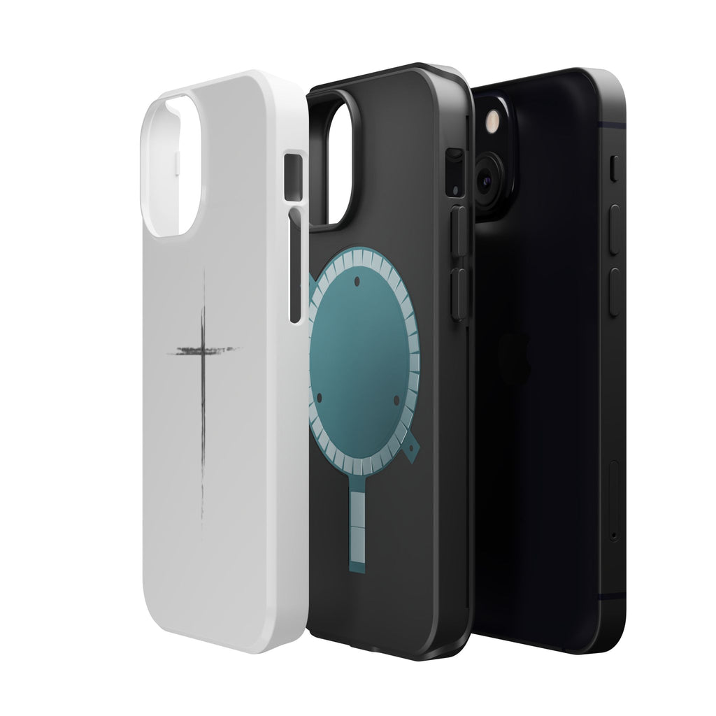 Phone Case — Minimalist Cross Magnetic Impact-Resistant Case