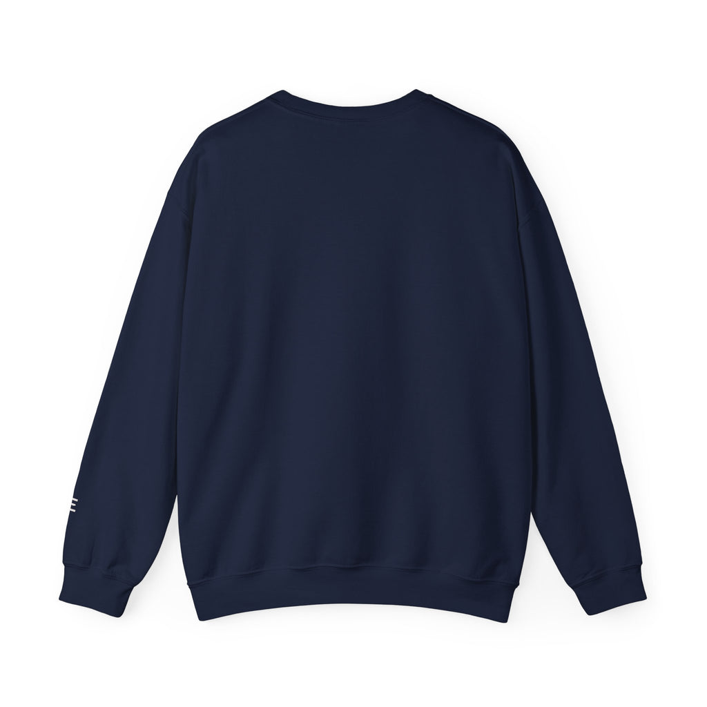 Ebenezer Minimalist Crewneck Sweatshirt — Classic Black Text Pullover