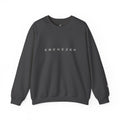 Ebenezer Minimalist Crewneck Sweatshirt — Classic Black Text Pullover