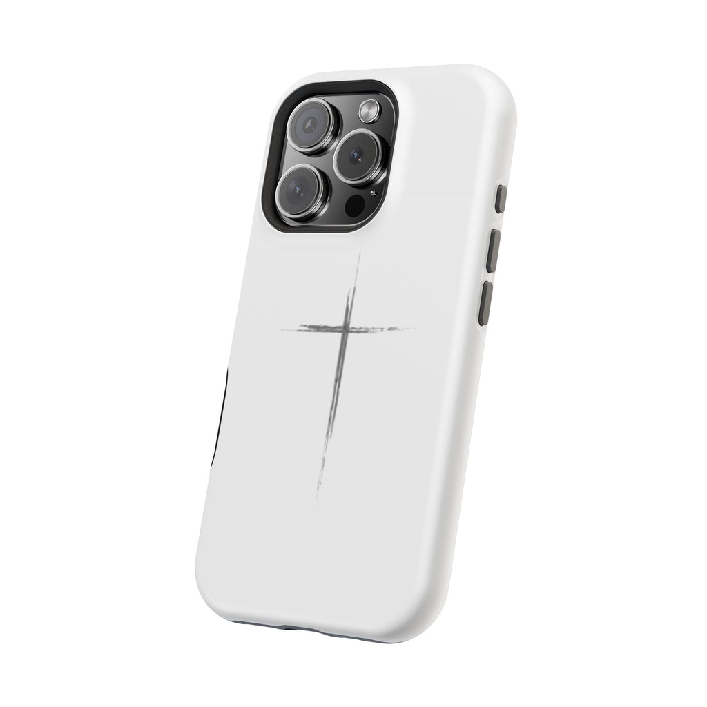 Phone Case — Minimalist Cross Magnetic Impact-Resistant Case