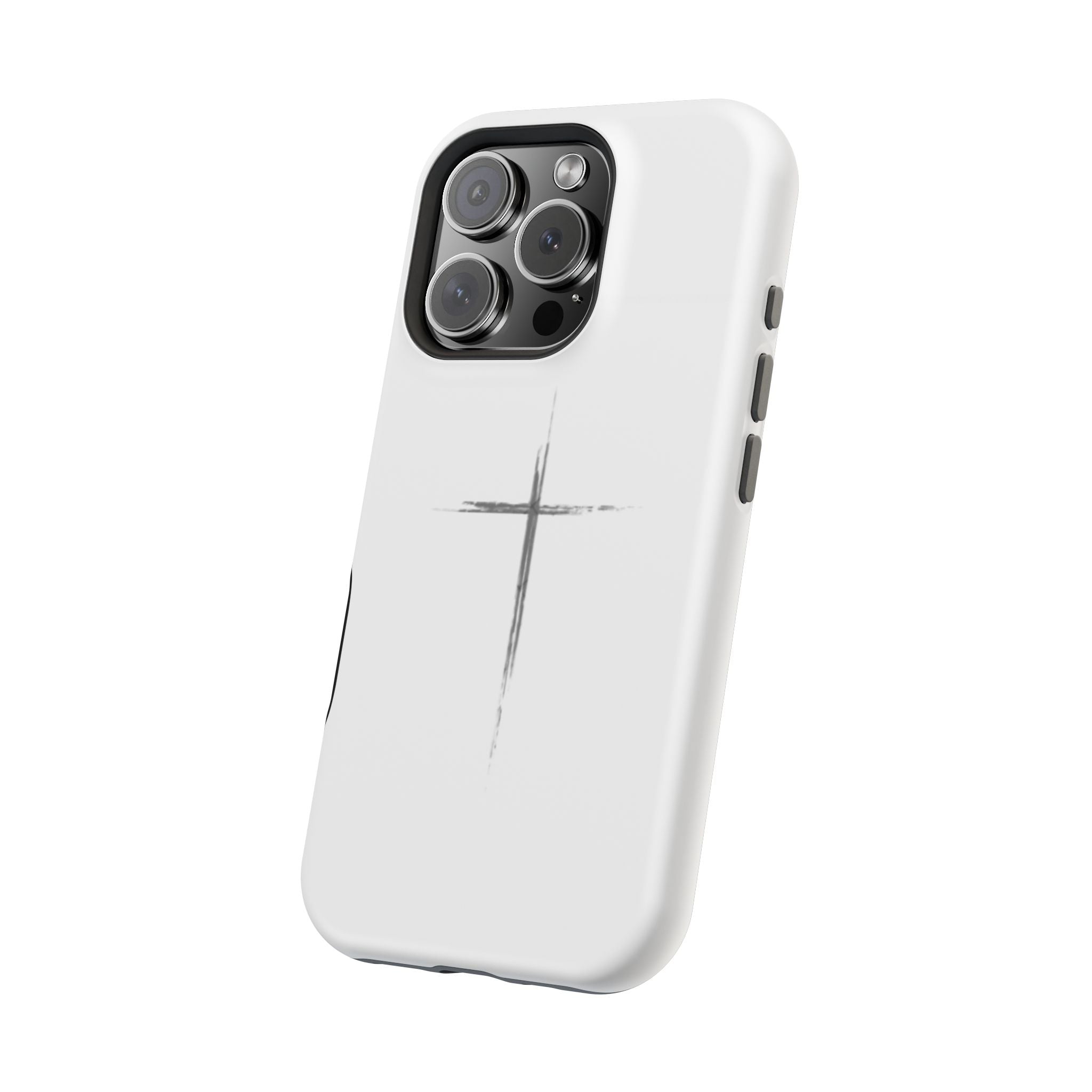 Phone Case — Minimalist Cross Magnetic Impact-Resistant Case