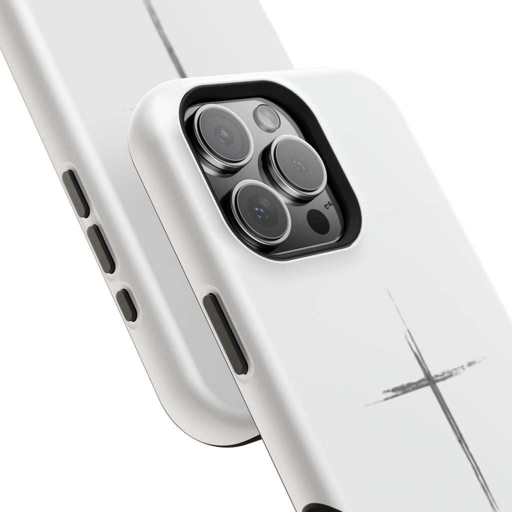 Phone Case — Minimalist Cross Magnetic Impact-Resistant Case