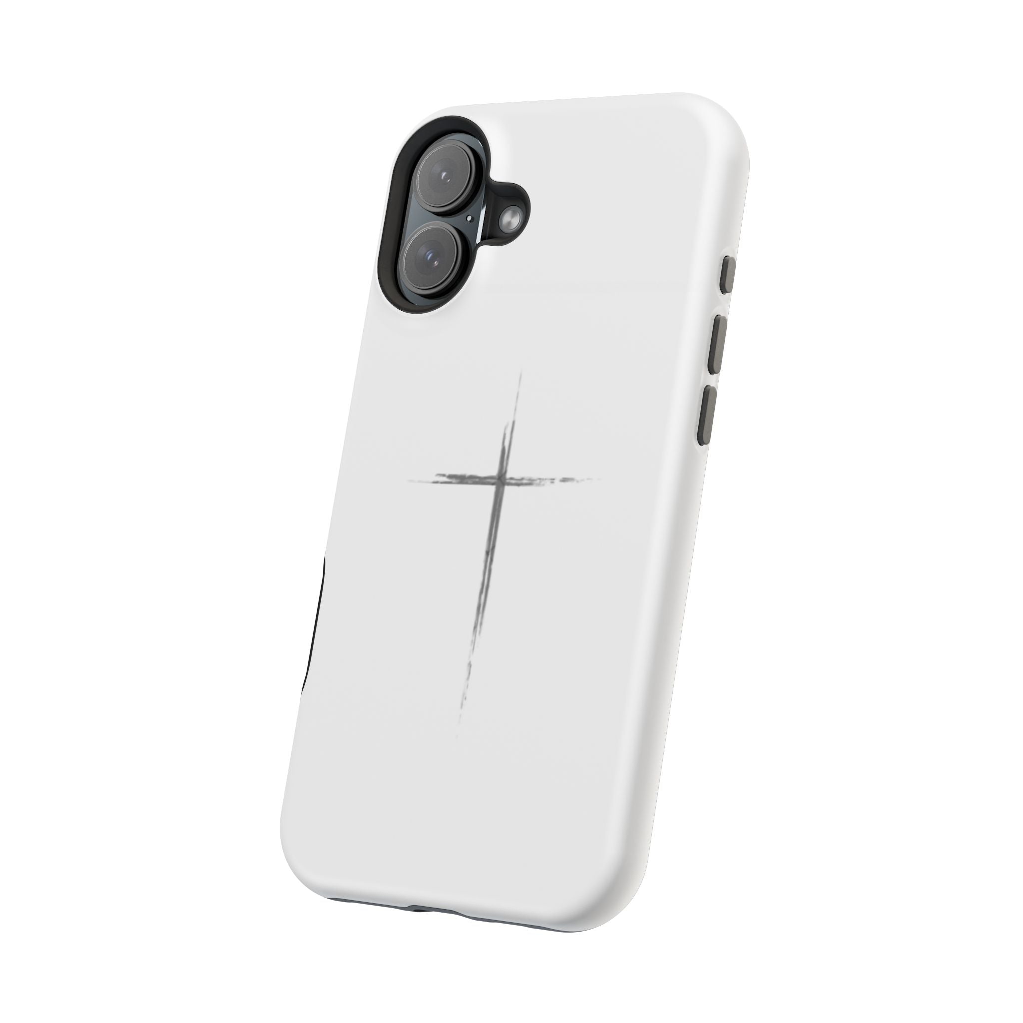 Phone Case — Minimalist Cross Magnetic Impact-Resistant Case
