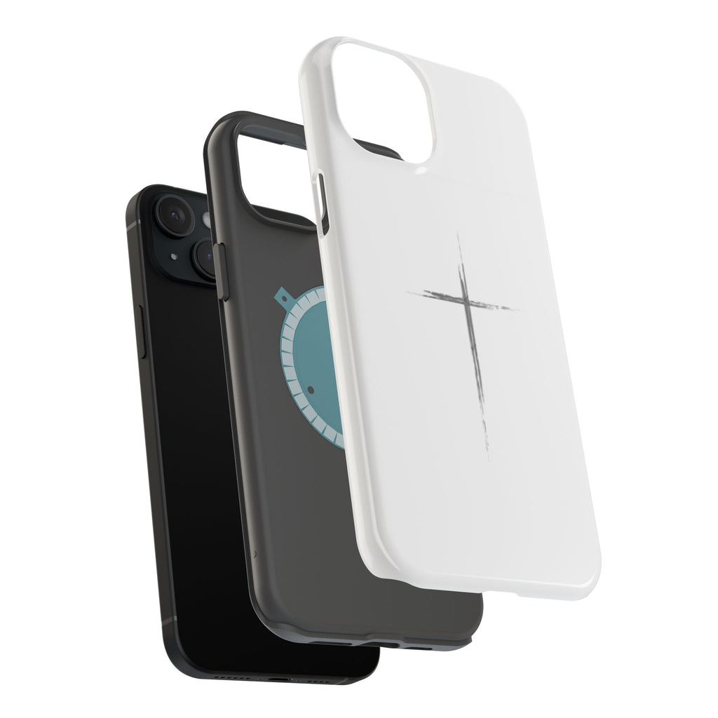 Phone Case — Minimalist Cross Magnetic Impact-Resistant Case