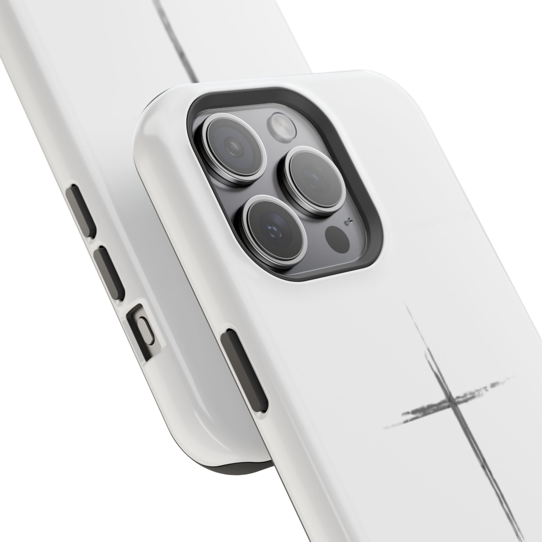 Phone Case — Minimalist Cross Magnetic Impact-Resistant Case