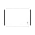 Minimal White Desk Mat with Subtle Spark Accent