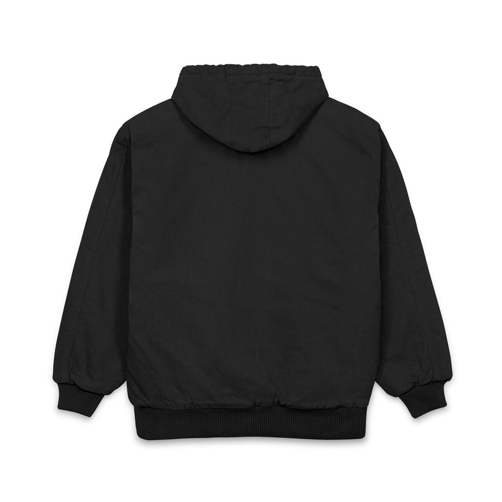 Hooded Work Jacket — Embroidered 'E' Duck Cloth Hooded Jacket